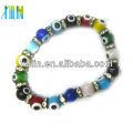 belle grosse perles rondes bracelet yeux mal turcs